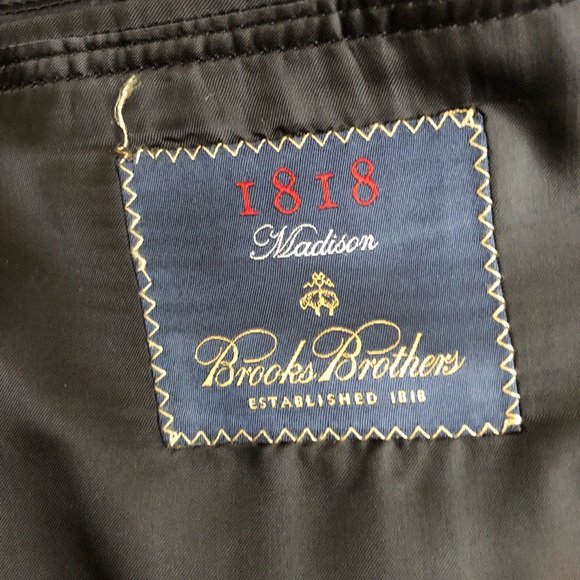 Brooks Brothers Madison Navy Wool Sport Coat - Picture 3 of 4